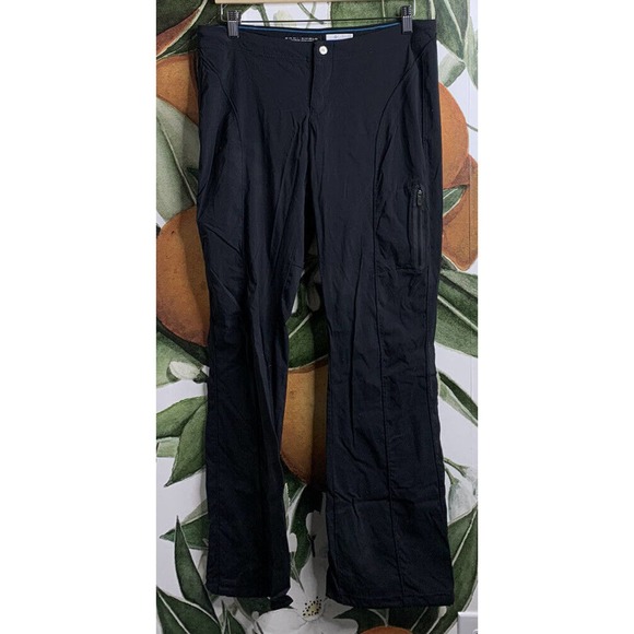 Columbia Pants - Columbia Womens Size 16 Black Full Length Drawstring Pants Omni Shield Hiking